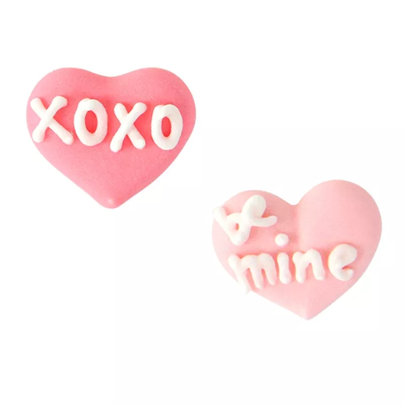 xoxo-be-mine-hearts-royal-icing-decorations-bulk XOXO & Be Mine Hearts Royal Icing Decorations (Bulk)