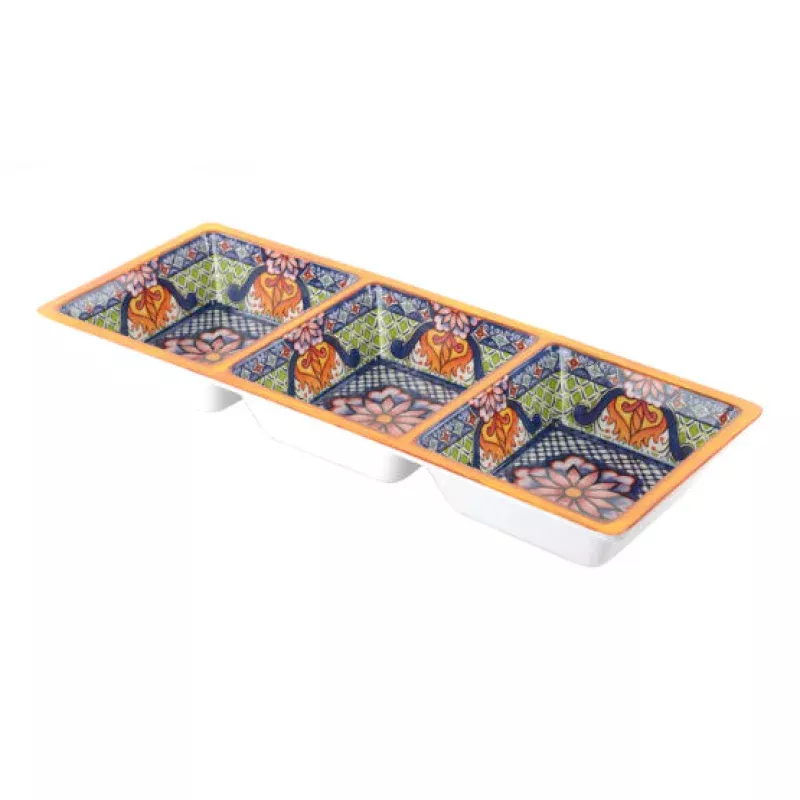 yellow-sectional-tray Yellow Sectional Tray