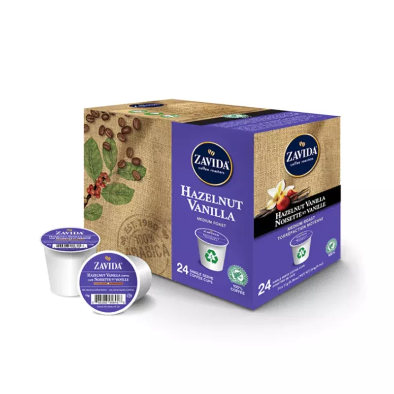zavida-hazelnut-vanilla-single-serve-coffee-pods Zavida Hazelnut Vanilla Single-Serve Coffee Pods
