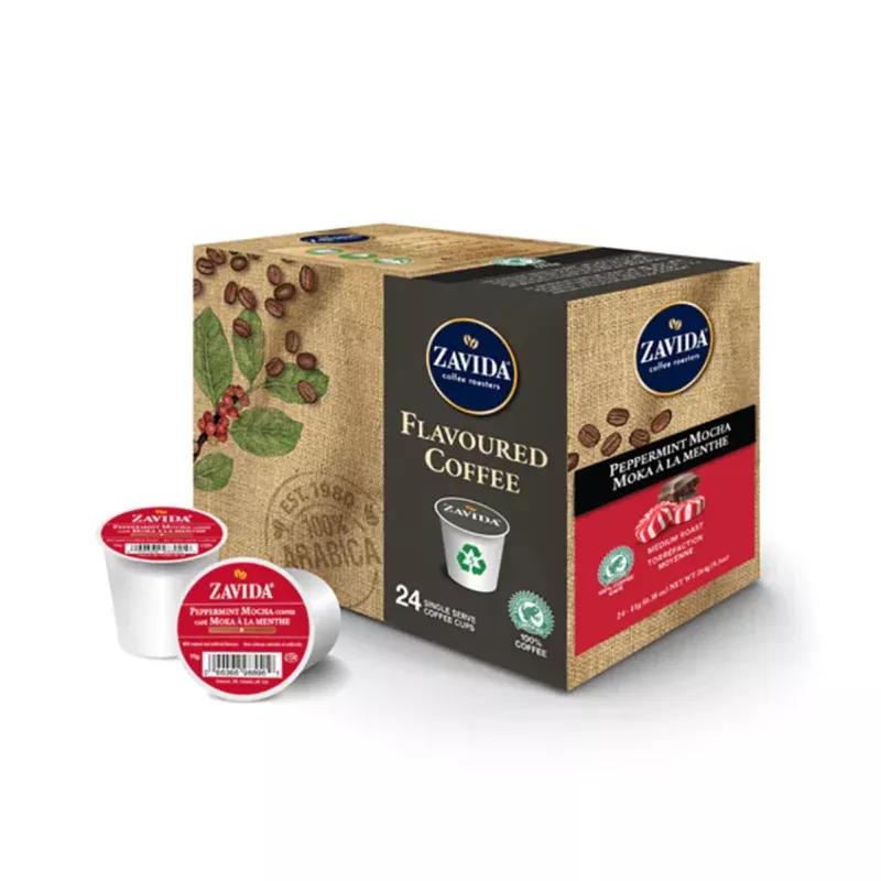 zavida-peppermint-mocha-single-serve-coffee-pods Zavida Peppermint Mocha Single-Serve Coffee Pods