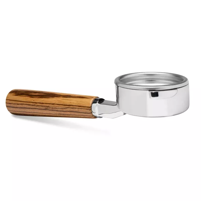 zebra-wood-bottomless-gaggia-portafilter Zebra Wood Bottomless Gaggia Portafilter
