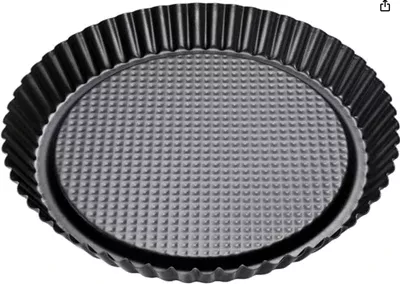 zenker-11-black-nonstick-tart-tin Zenker 11" Black Nonstick Tart Tin