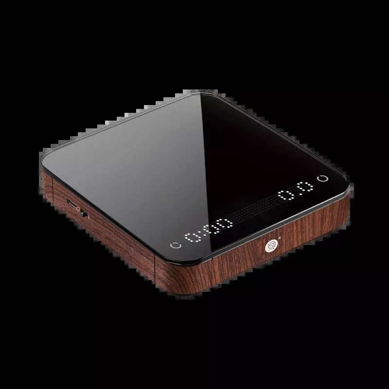 zerohero-commercial-coffee-scale-walnut-black ZeroHero Commercial Coffee Scale Walnut/Black
