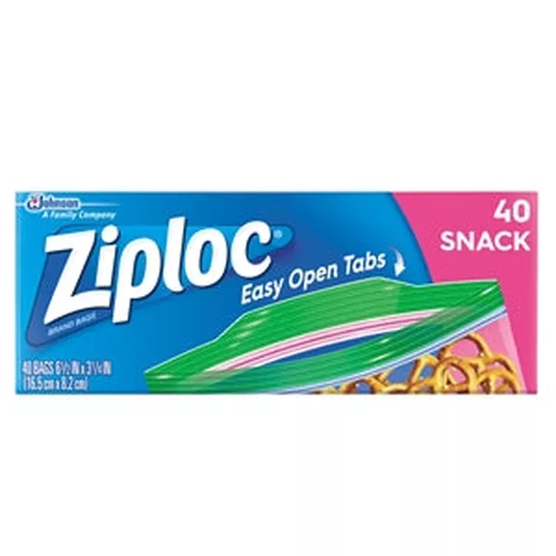 ziploc-snack-bag-40-count-12-case Ziploc Snack Bag-40 Count-12/Case