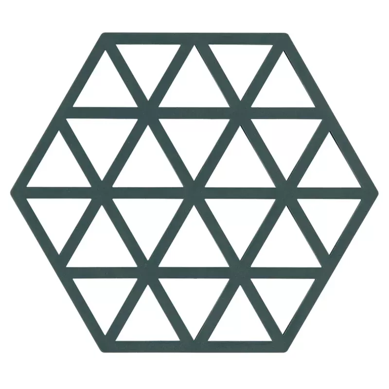 zone-denmark-triangles-silicone-trivetcactus-green Zone Denmark Triangles Silicone TrivetCactus Green