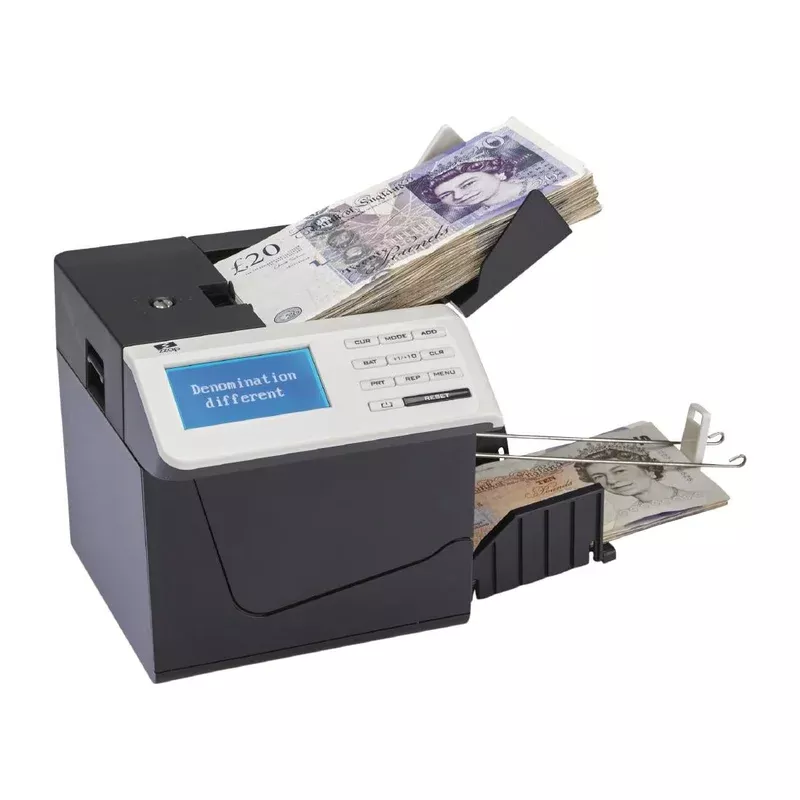 ZZap D50i Banknote Counter 250notes/min – 8 currencies – CN909